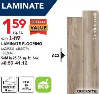 RONA Laminate flooring offer