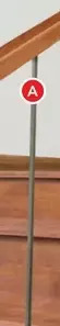 Lowe's 2-pack stainless steel square balusters offer