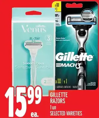 Metro Gillette razors offer