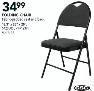 RONA Gsc folding chair offer