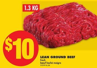 No Frills Lean ground beef, 1.3 kg offer