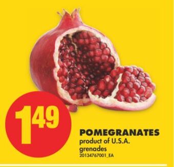 No Frills Pomegranates offer