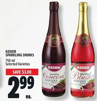 Metro Kedem sparkling drinks offer