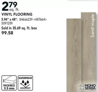 Lowe's Vinyl flooring offer