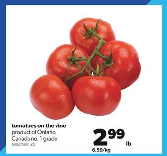 Real Canadian Superstore Tomatoes on the vine offer