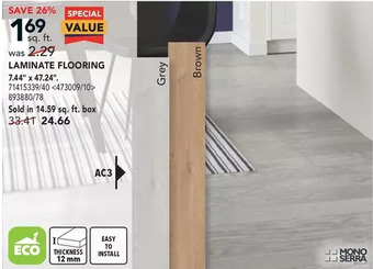 Lowe's Mono serra laminate flooring offer