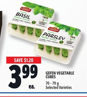 Metro Gefen vegetable cubes offer