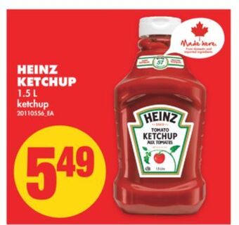 No Frills Heinz ketchup, 1.5 l offer