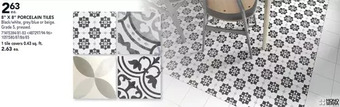 Lowe's Mono serra 8" x 8" porcelain tiles offer