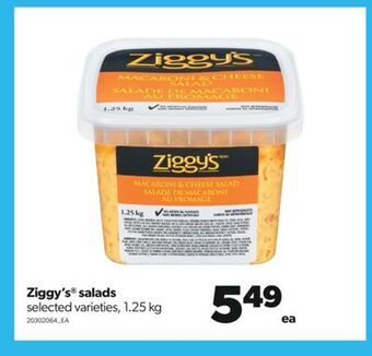 Real Canadian Superstore Ziggy's® salads, 1.25 kg offer