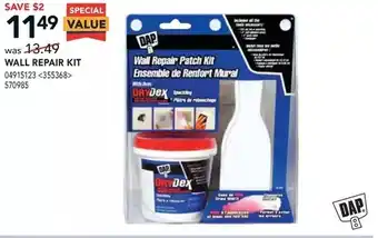 Lowe's Wall repair kit offer