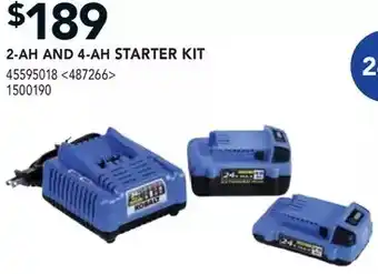 Lowe's Kobalt 2-ah and 4-ah starter kit offer