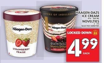 Food Basics Häagen-dazs ice cream or novelties offer