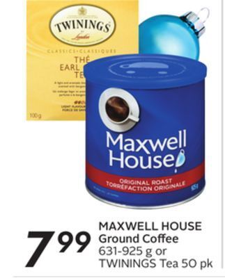 Sobeys Maxwell house ground coffee offer