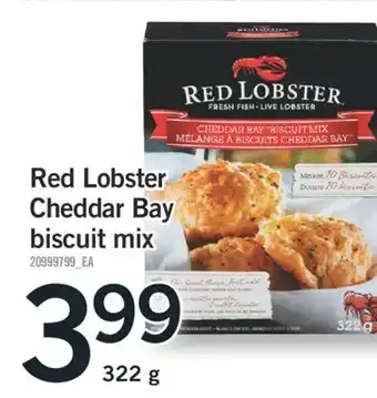 Fortinos Red lobster cheddar bay biscuit mix, 322 g offer