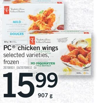 Fortinos Pc® chicken wings, 907 g offer