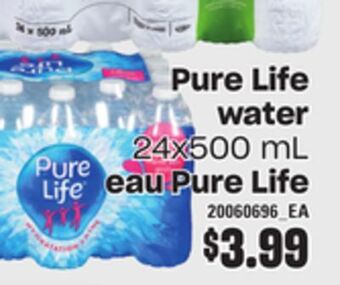 Independent Grocer Pure life water, 24x500 ml offer