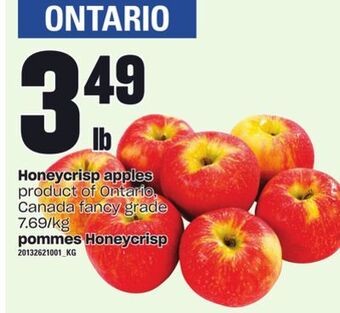Independent Grocer Honeycrisp apples offer