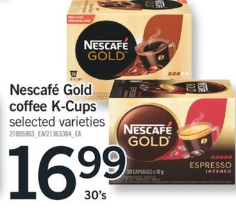 Fortinos Nescafé gold coffee k-cups, 30's offer