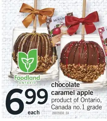 Fortinos Chocolate caramel apple offer
