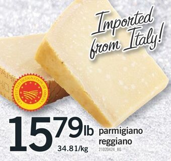 Fortinos Parmigiano reggiano offer