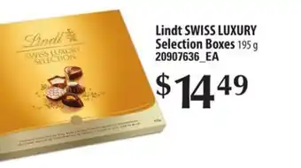 Loblaws Lindt swiss luxury selection boxes, 195 g offer