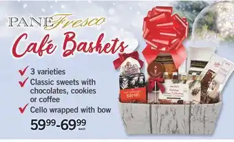 Fortinos Cafe baskets offer