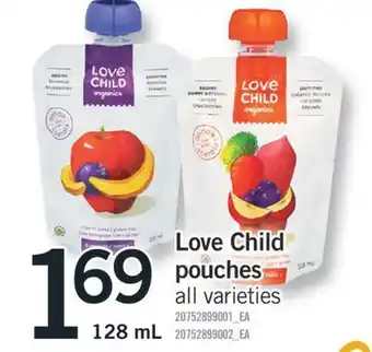 Fortinos Child love pouches, 128 ml offer
