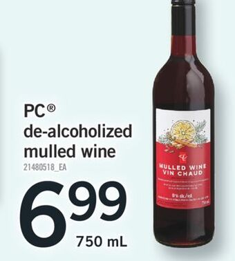 Fortinos Pc® de-alcoholized mulled wine, 750 ml offer