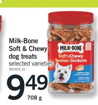 Fortinos Milk-bone soft & chewy dog treats, 708 g offer