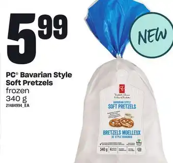 Loblaws Pc® bavarian style soft pretzels offer