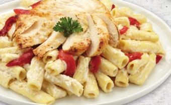 Metro Fresh 2 go rigatoni alfredo with grilled chicken breast offer