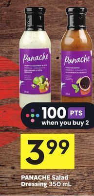 Foodland Panache salad dressing 350 ml offer