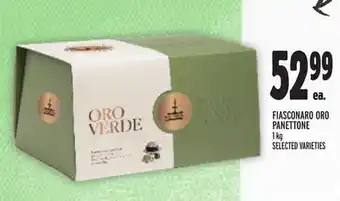 Metro Fiasconaro oro panettone offer