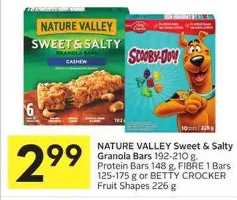 Foodland Nature valley sweet & salty granola bars offer