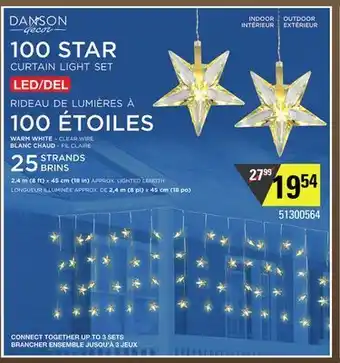 Sushi Shop Danson 100 star curtain light set offer