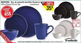 Sushi Shop 16pcs glazed dinner set offer