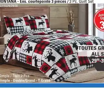Sushi Shop Montana - 3 pc. quilt set offer