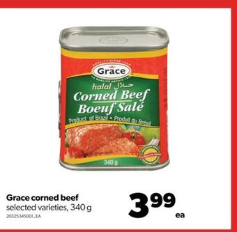 Real Canadian Superstore Grace corned beef, 340 g offer