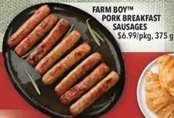 Farm Boy Farm boy™ pork breakfast sausages offer