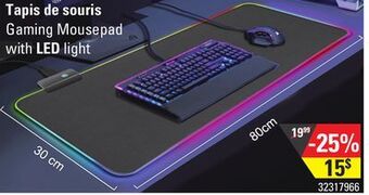 Sushi Shop Gaming mousepad with led light offer