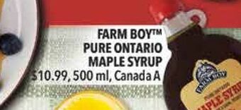 Farm Boy Farm boy™ pure ontario maple syrup offer