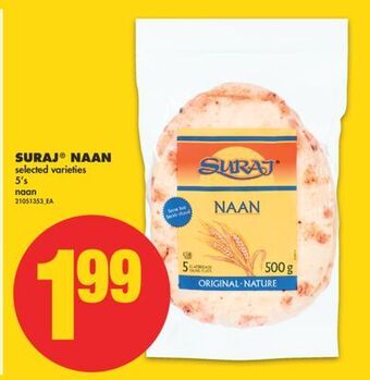 No Frills Suraj® naan, 5's offer