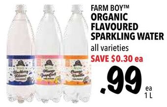 Farm Boy Farm boy™ organic flavoured sparkling water offer
