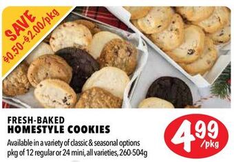 Farm Boy Fresh-baked homestyle cookies offer