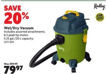 Home Hardware Wet/dry vacuum offer