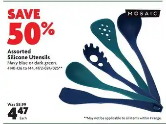Home Hardware Assorted silicone utensils offer