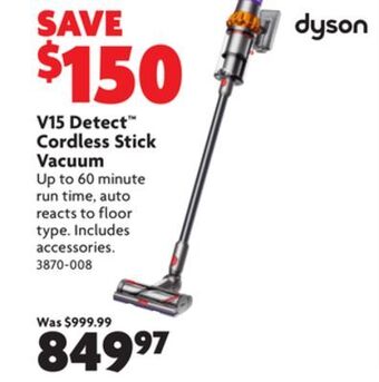 Home Hardware V15 detect™ cordless stick vacuum offer