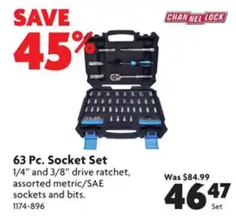 Home Hardware 63 pc. socket set offer