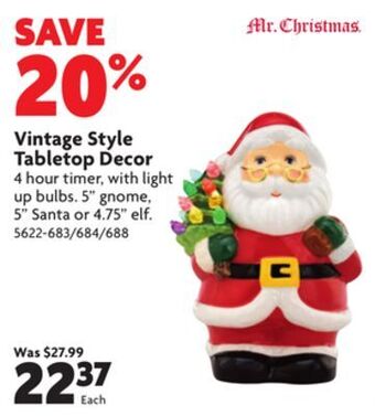 Home Hardware Vintage style tabletop decor offer